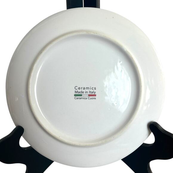 Ceramica Cuore Ceramic Cheese Plates Made in Italy Set of 4 - Picture 7 of 10